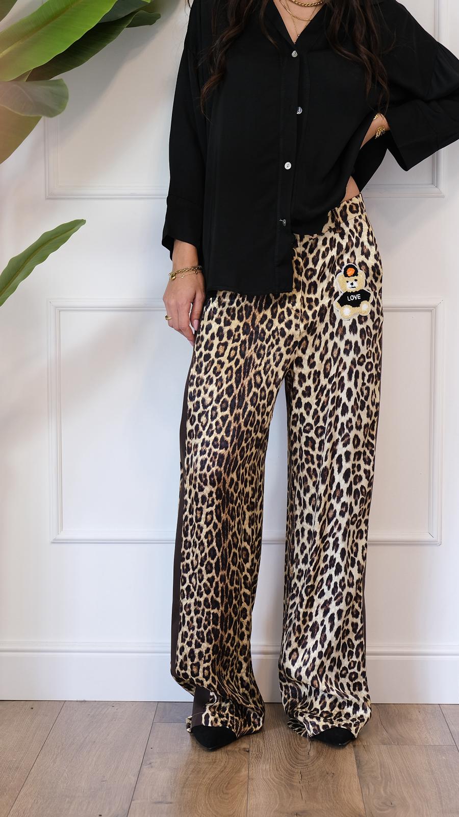 PANTALONE VICOLO LEOPARDATO NEW