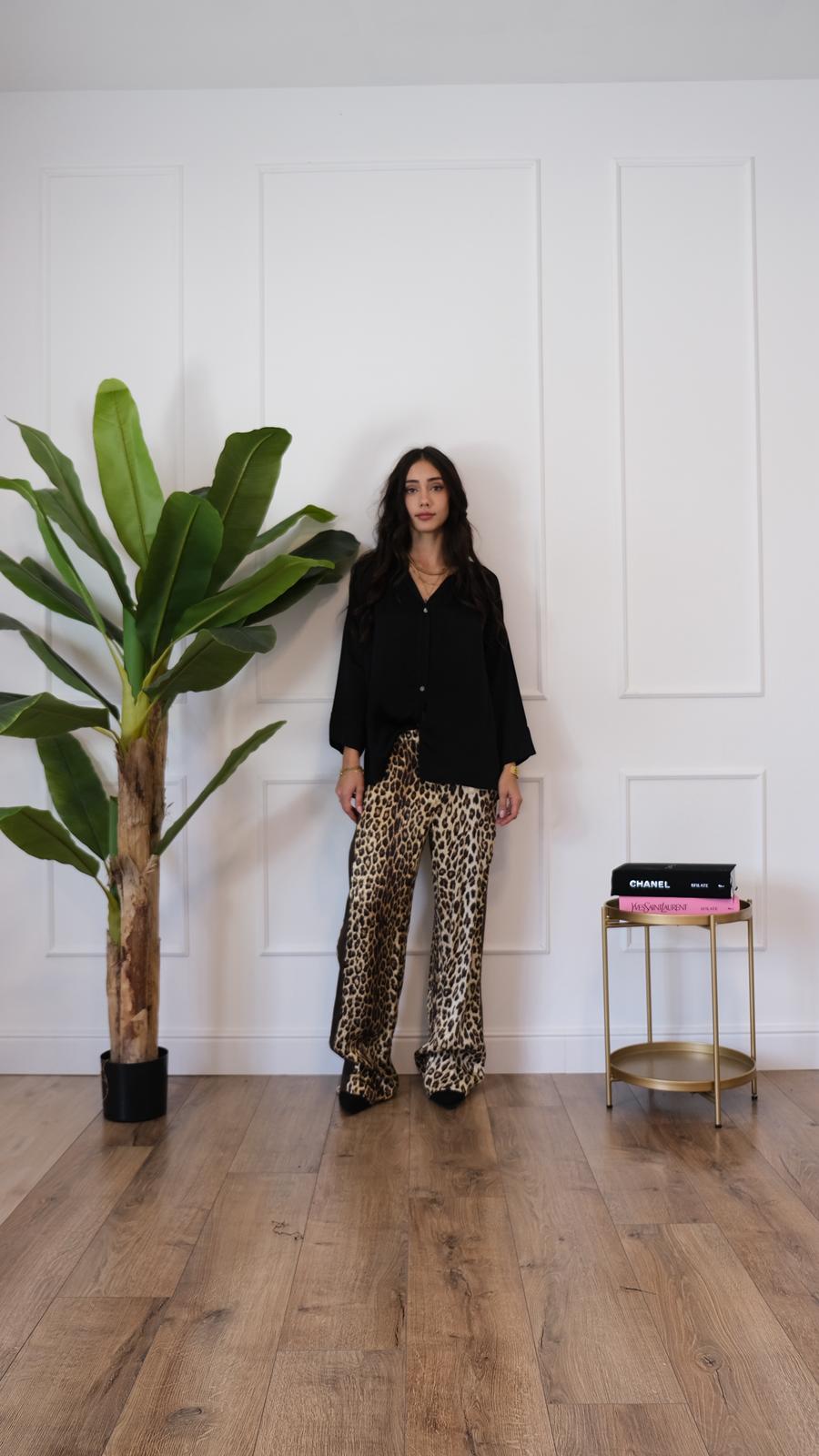 PANTALONE VICOLO LEOPARDATO NEW