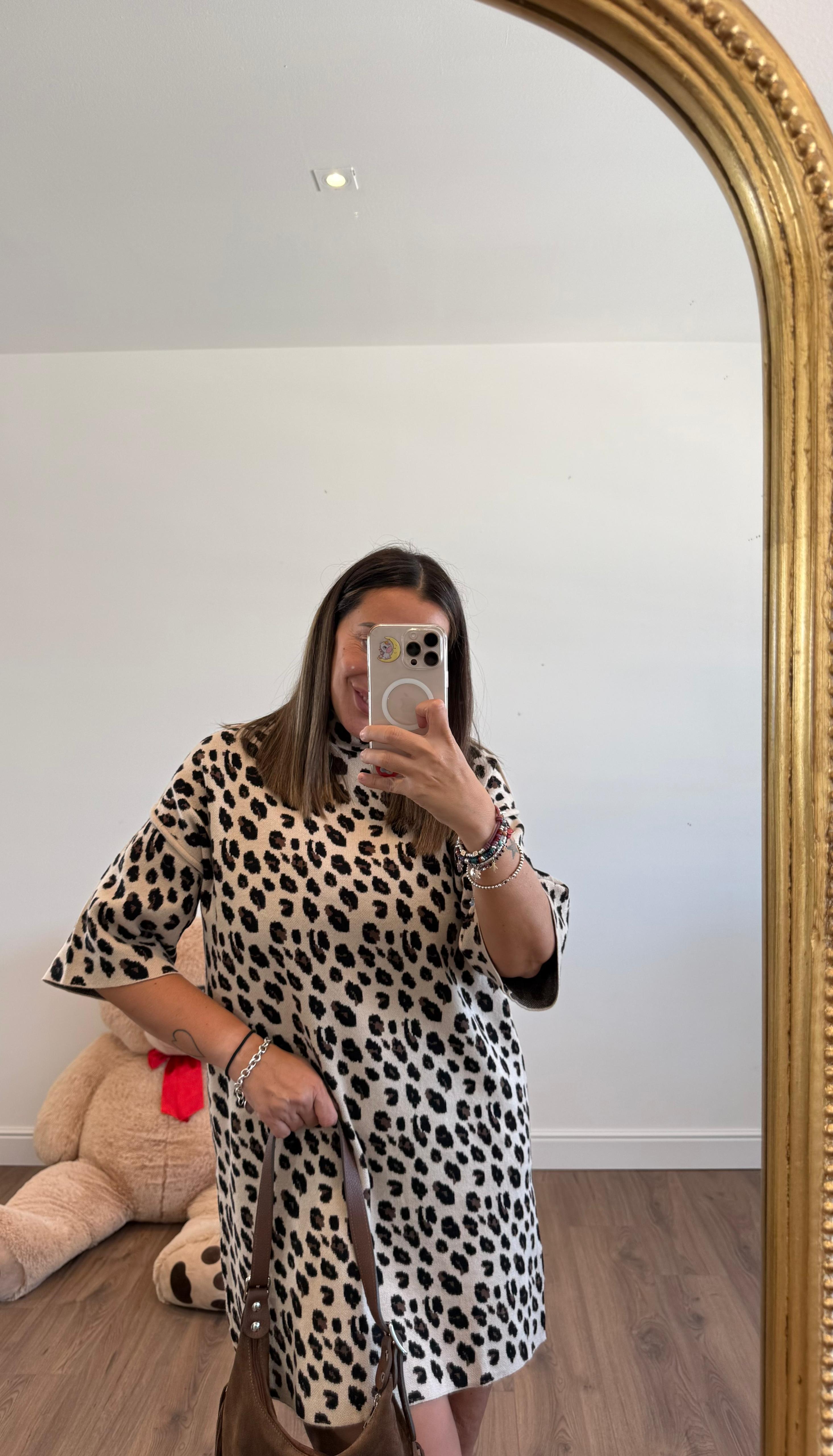 ABITO CORTO LEOPARDATO 8029 NEW