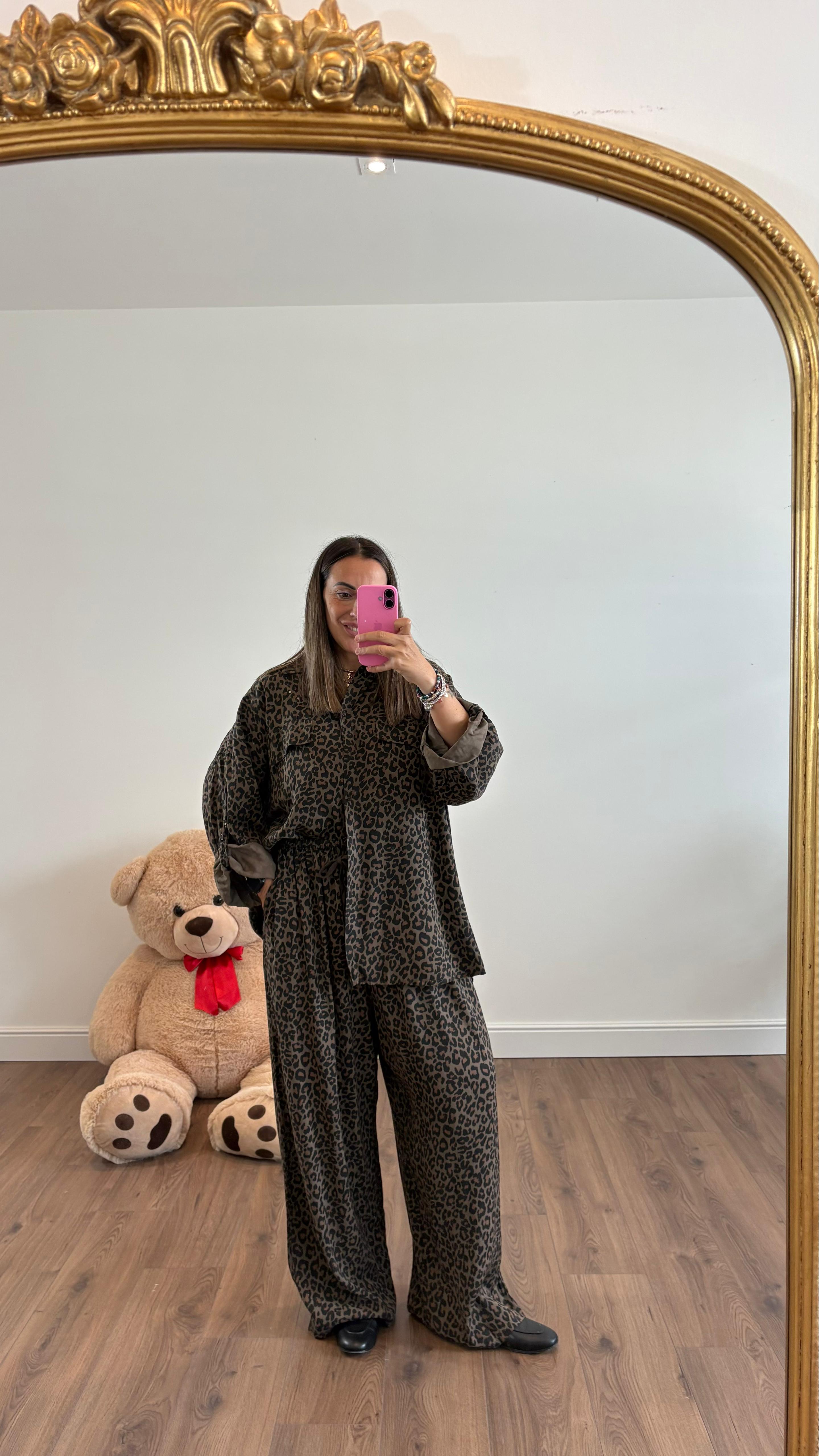 PANTALONE LEOPARDATO 24250 NEW