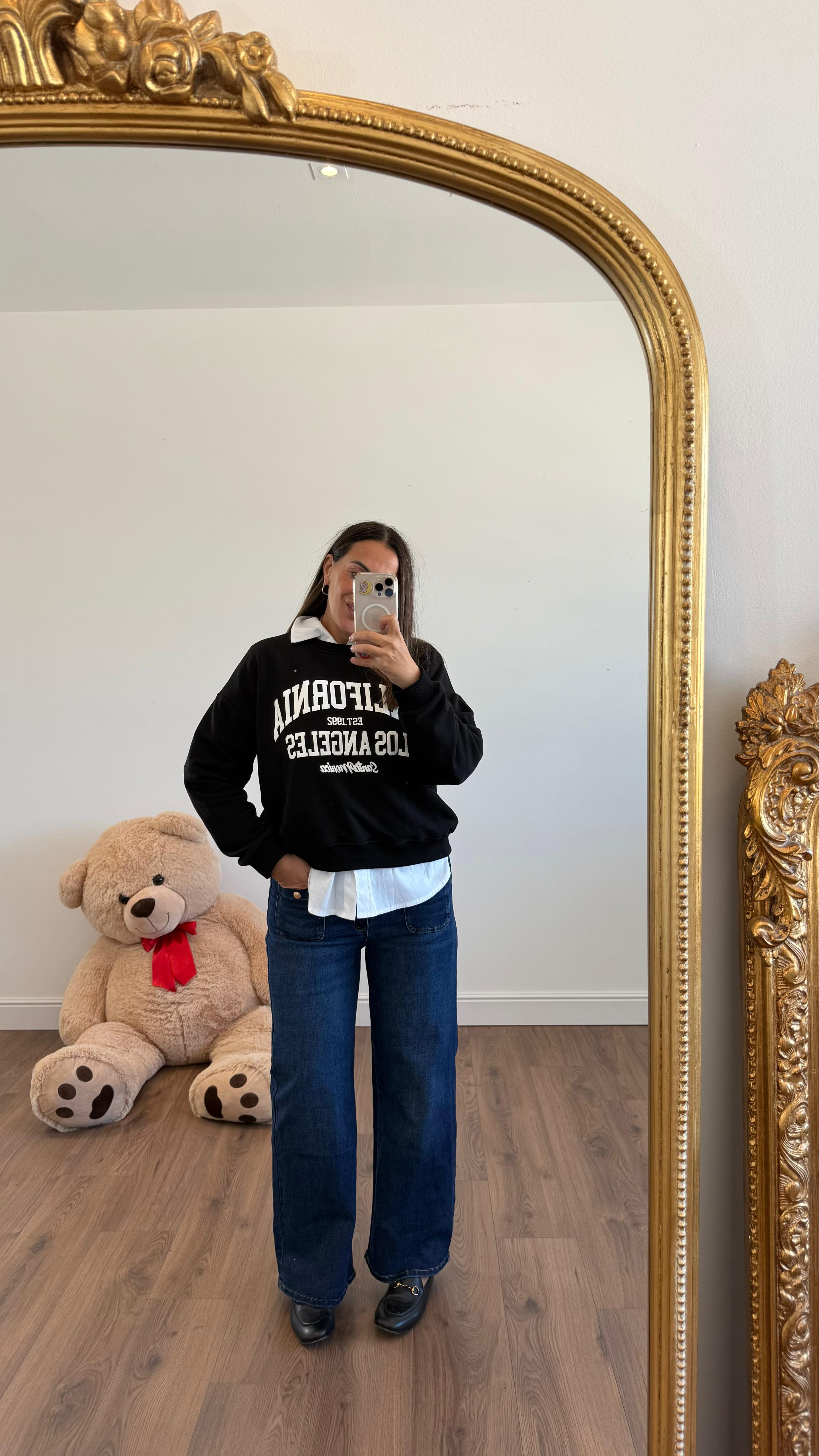 JEANS CON BOTTONE DORATO 2625 NEW