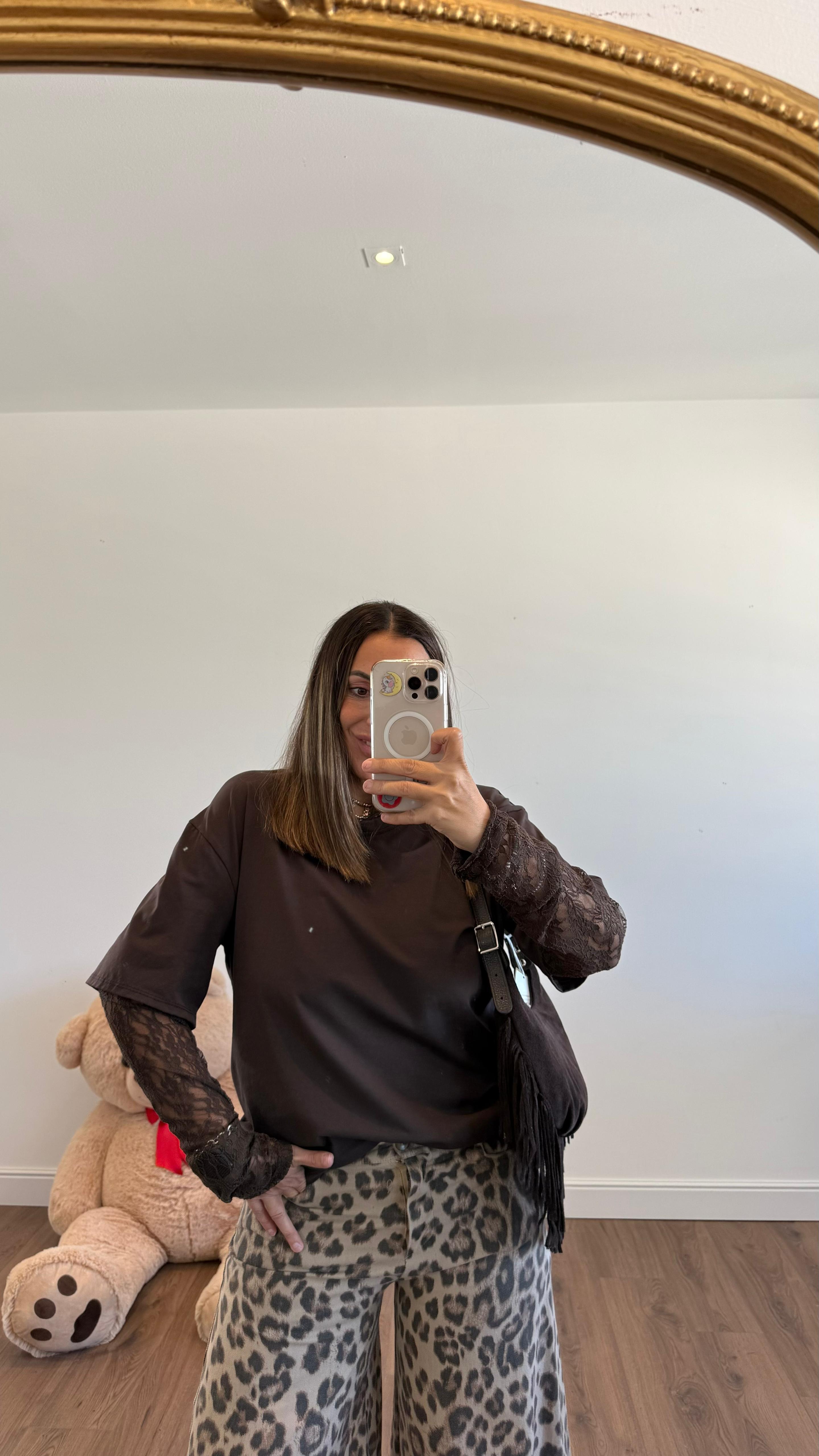 MAGLIA MANICHE DI PIZZO 302250 NEW