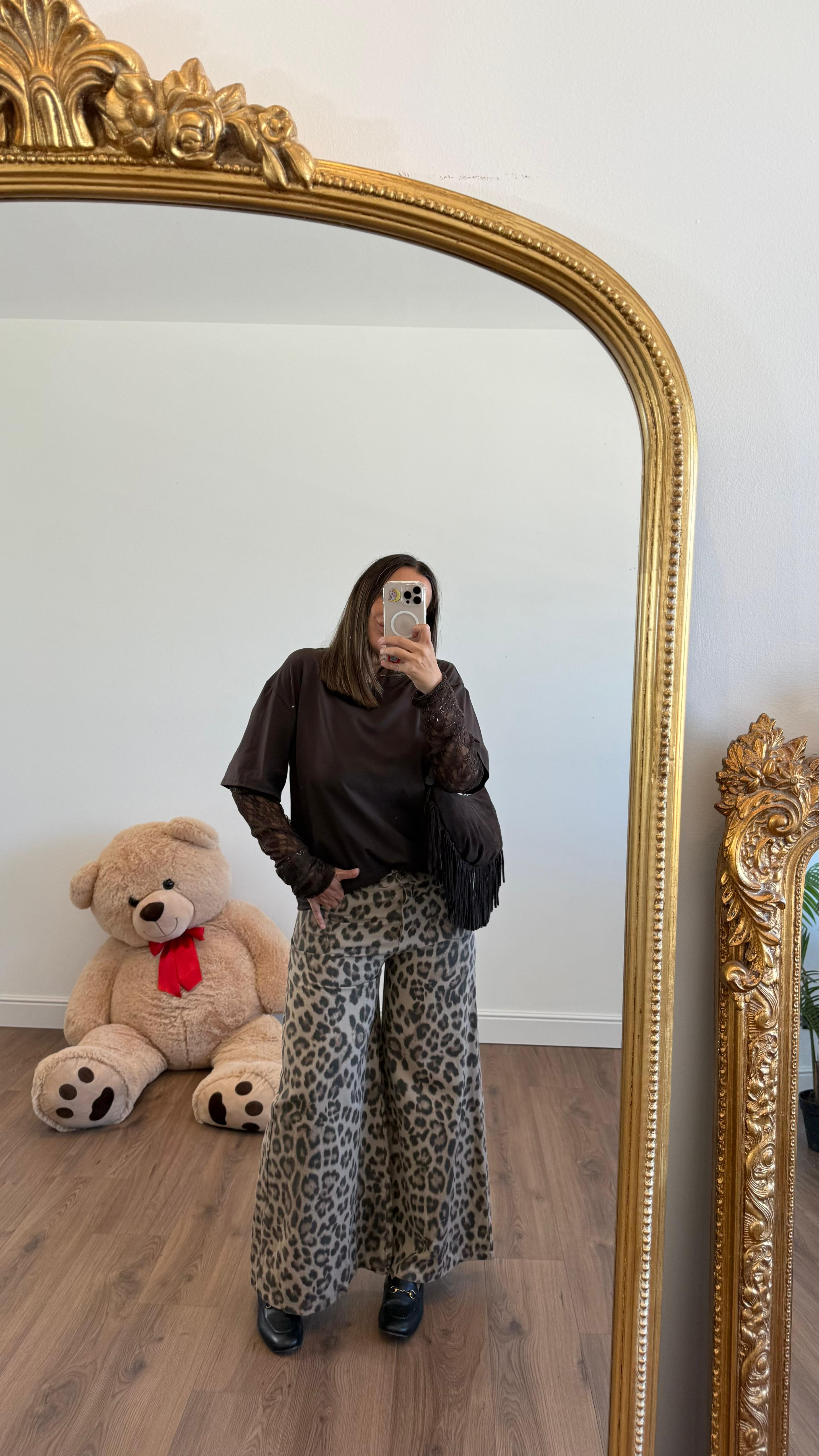 JEANS LEOPARDATO 3388 NEW