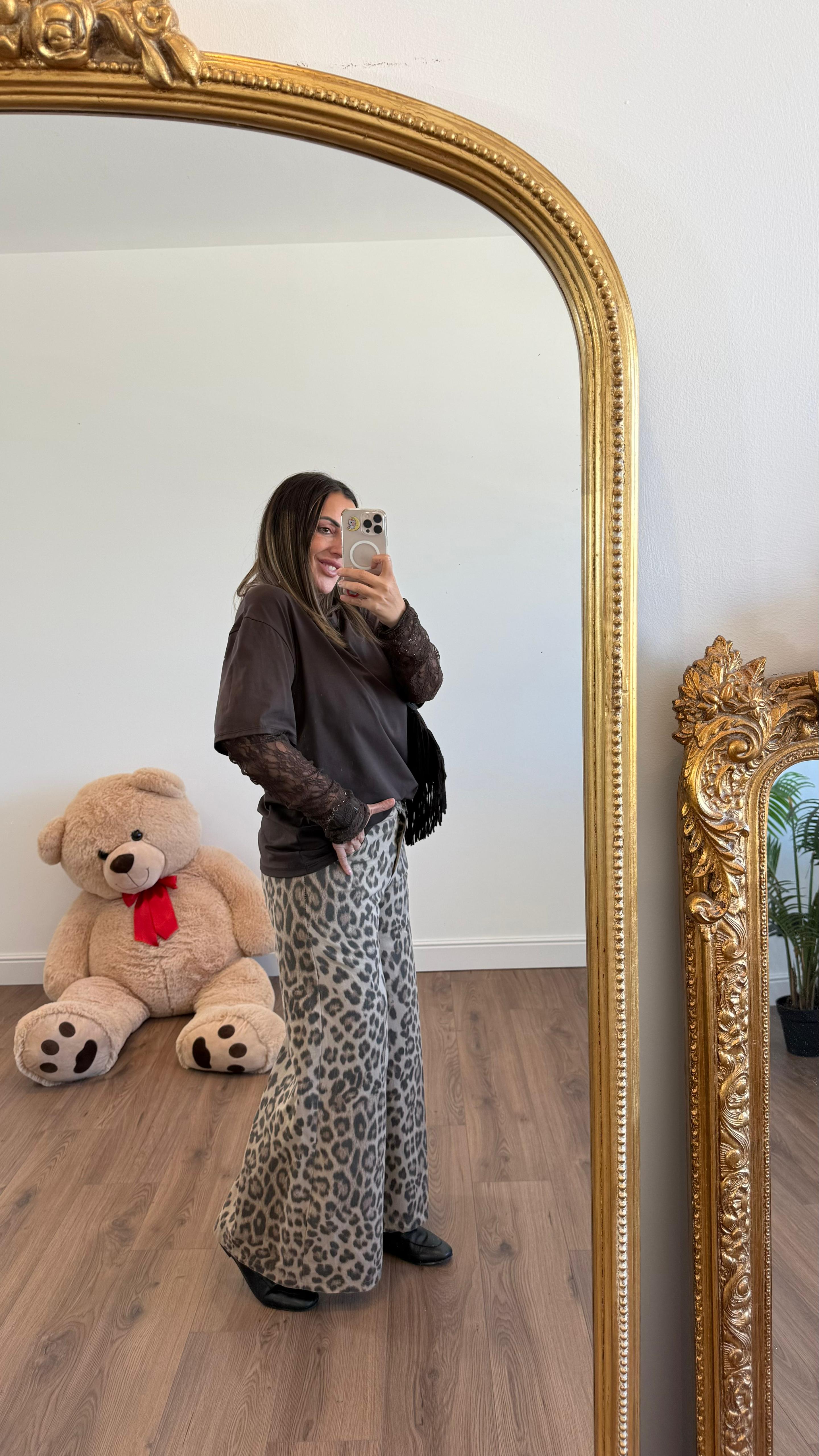 JEANS LEOPARDATO 3388 NEW