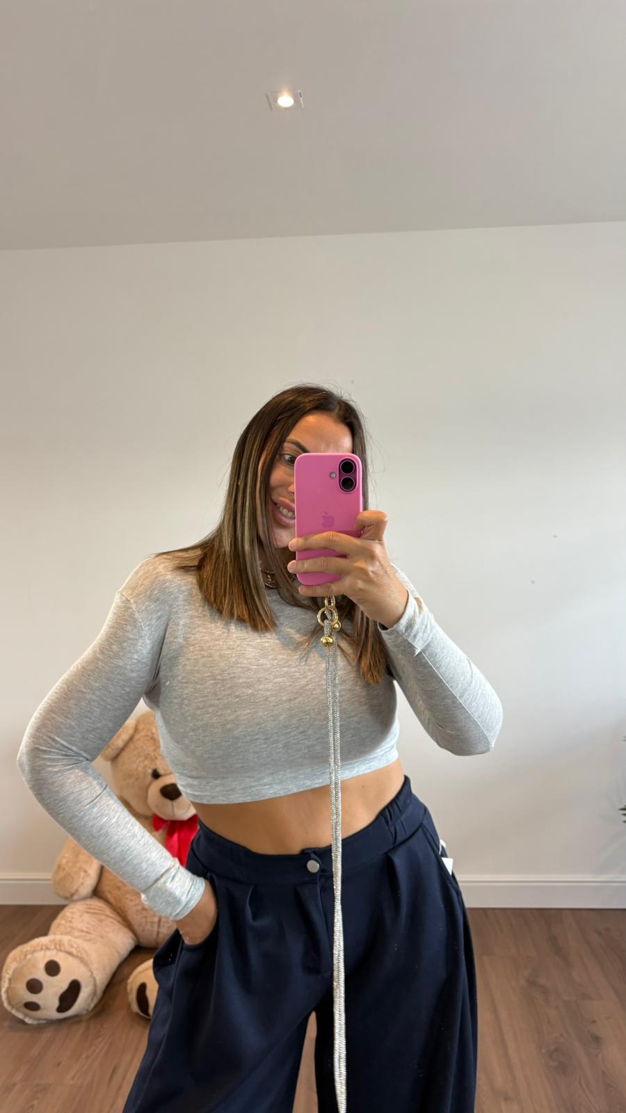 TOP CORTO 15330 GRIGIO NEW