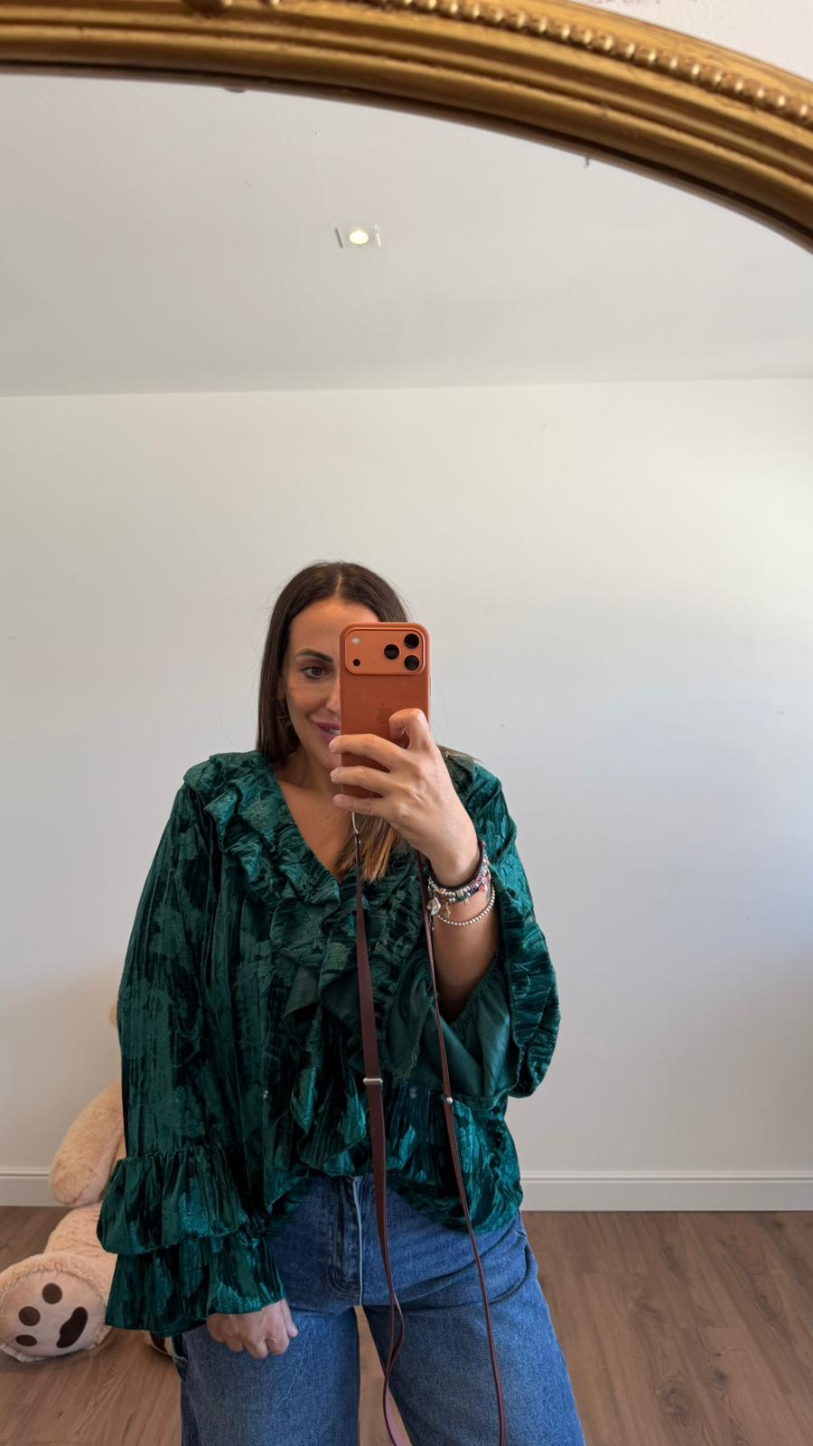 BLUSA IN VELLUTO 118981 NEW