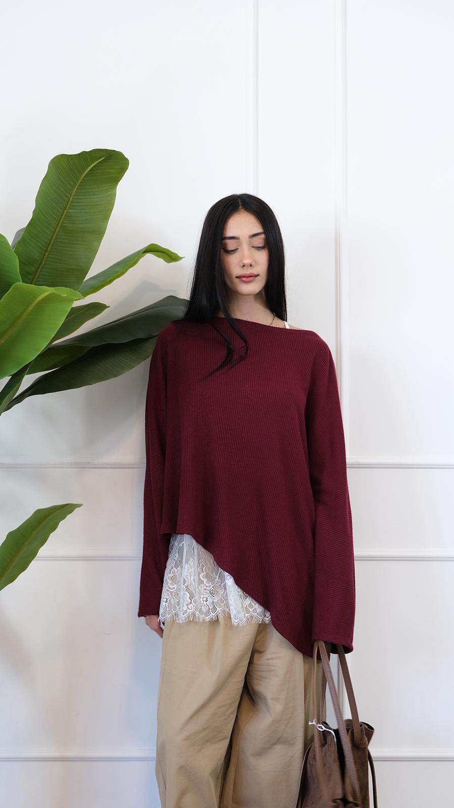 MAGLIONE TRASVERSALE 15613 NEW