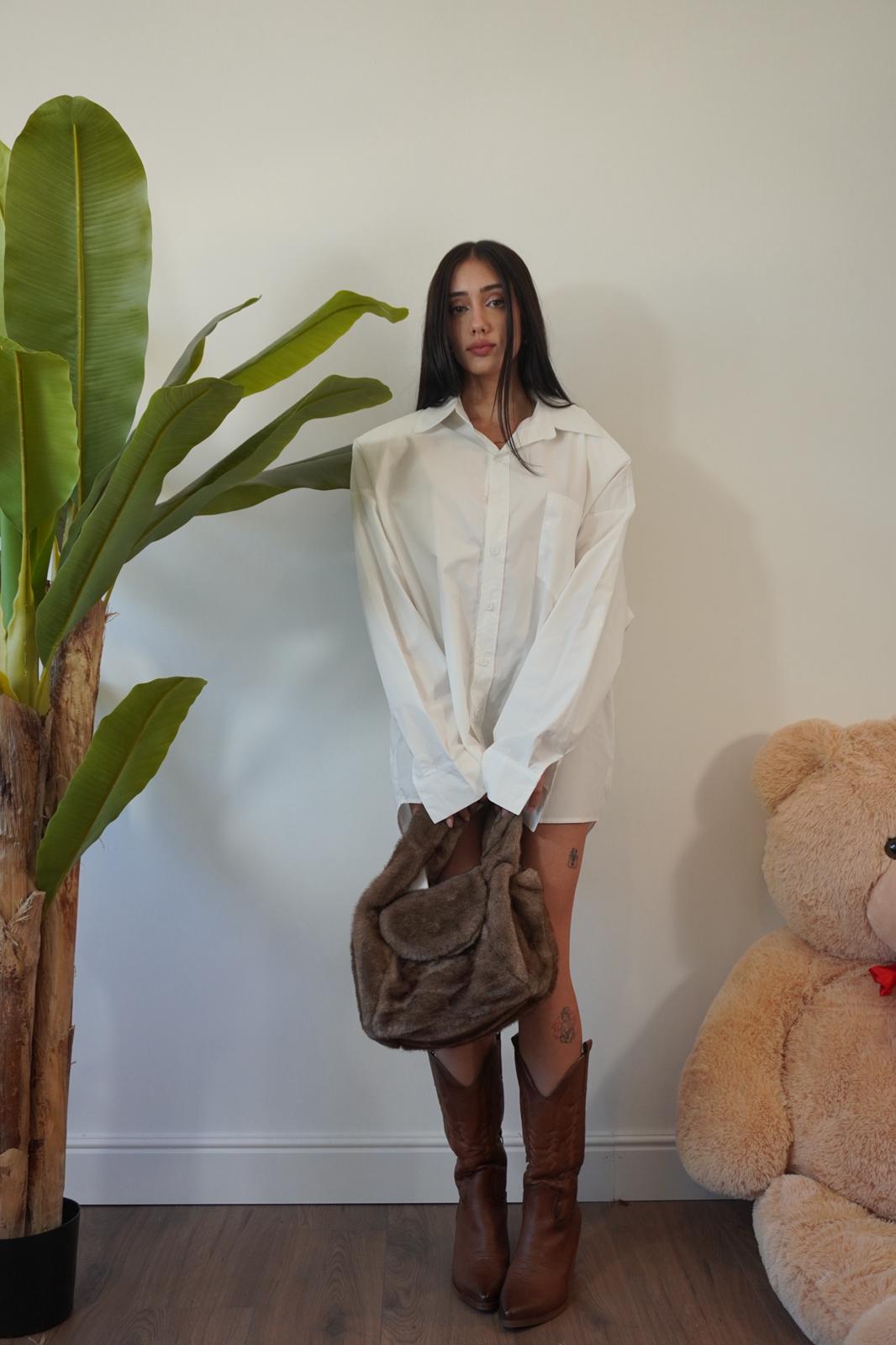 CAMICIA BIANCA SPALLOTTE W43078 NEW