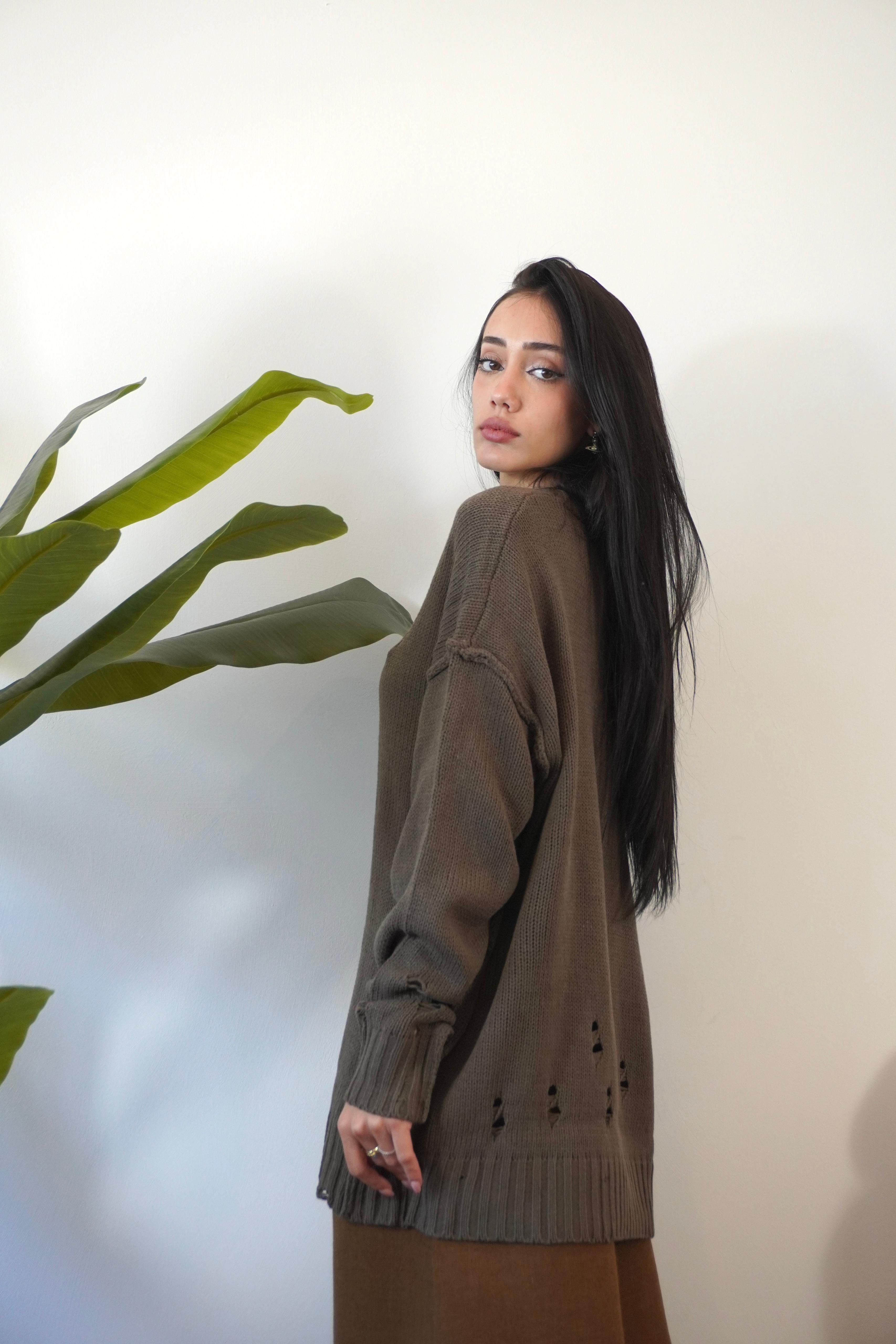 MAGLIONE CUT OUT PL12310 NEW