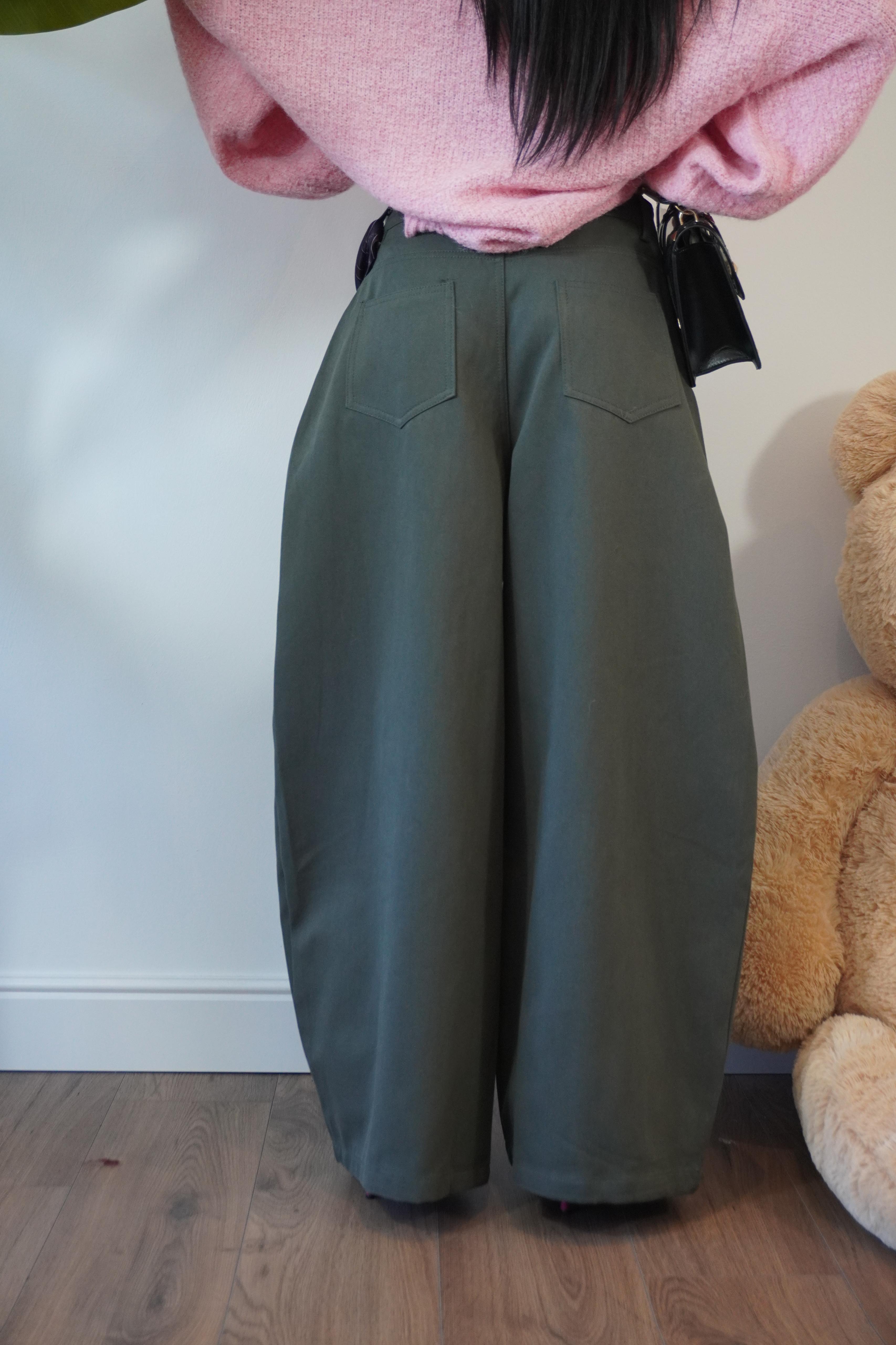 PANTALONE VERDE W45597 NEW