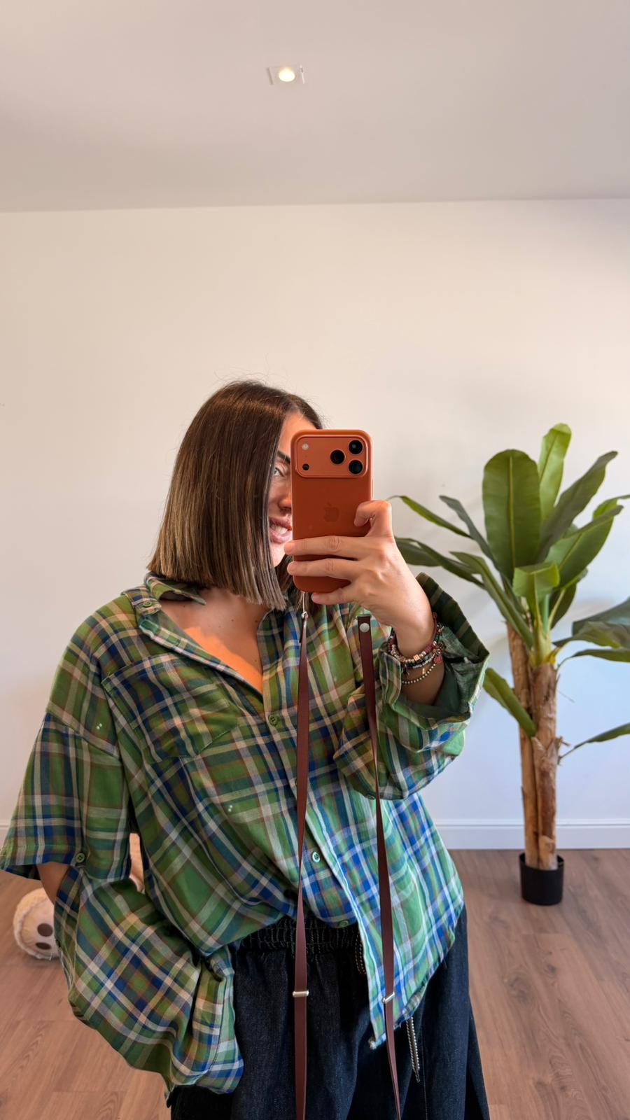 CAMICIA MANICA REMOVIBILE VERDE H12219 NEW