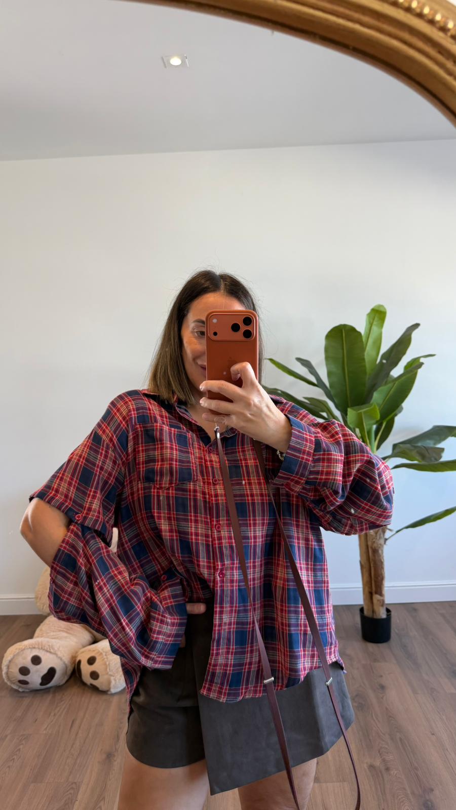 CAMICIA MANICA REMOVIBILE  BORDEAUX H12291 NEW