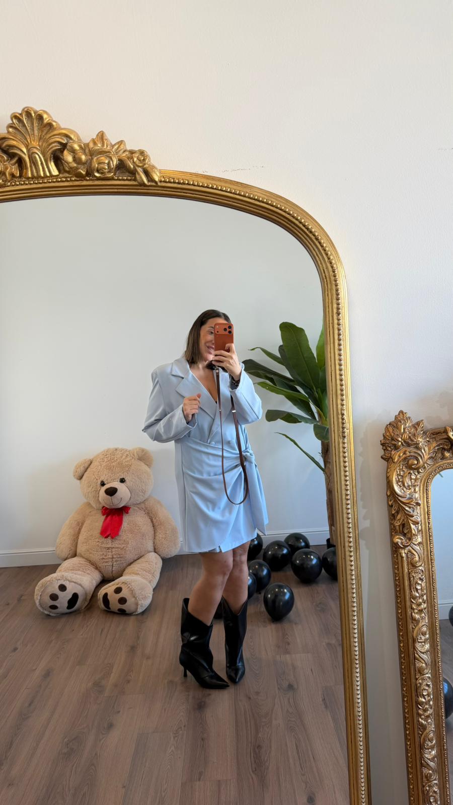 ABITO A PORTAFOGLIO AZZURRO 6307 NEW