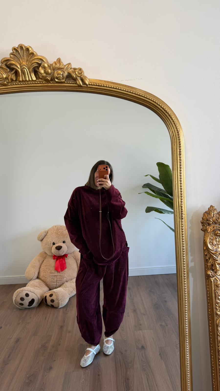 COMPLETO IN VELLUTO 2106 NEW