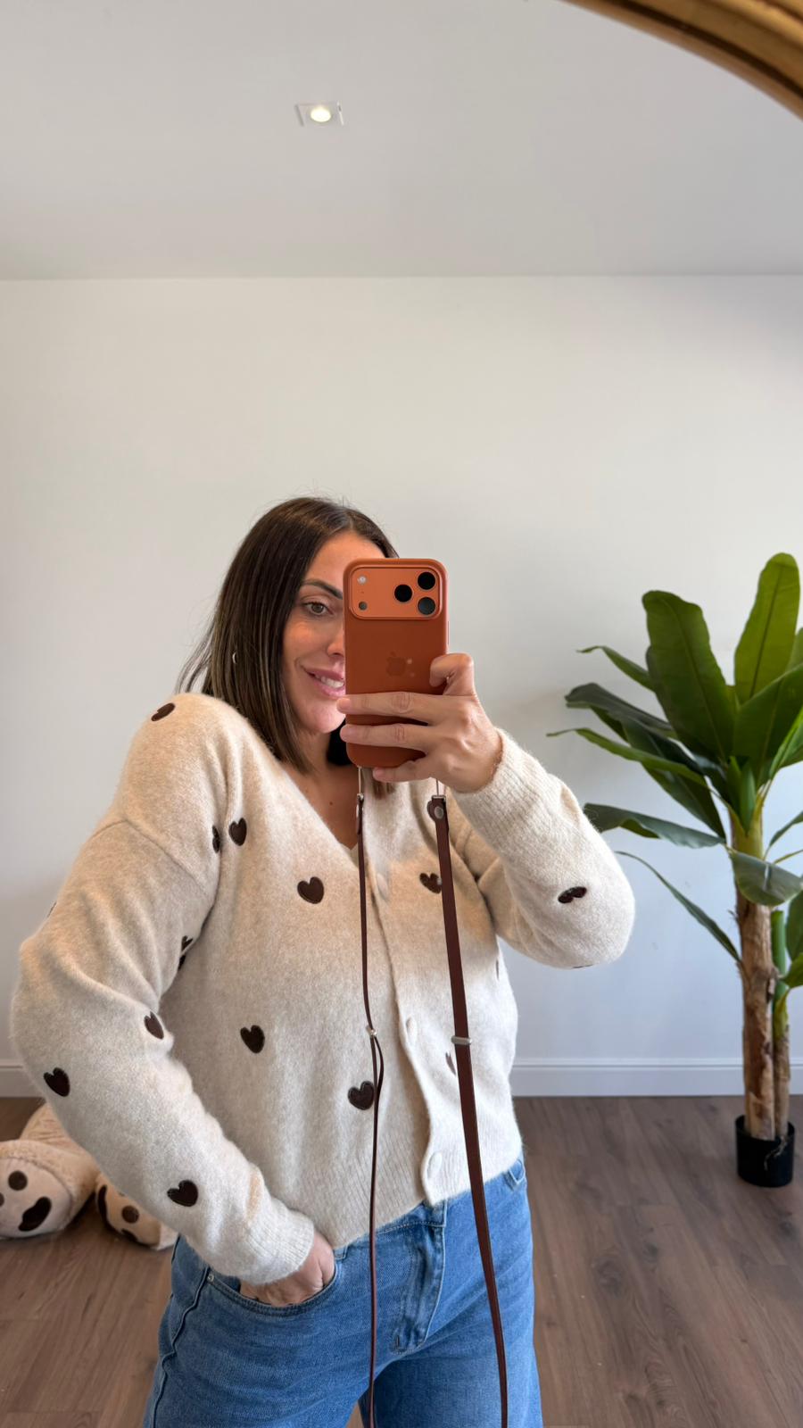 CARDIGAN BEIGE CUORI 25930185 NEW