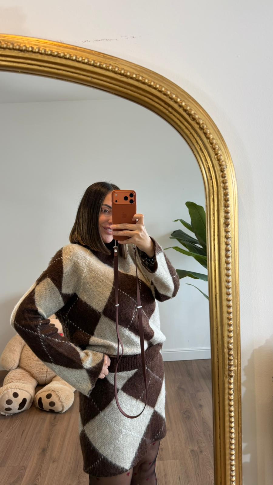 MAGLIA LOSANGHE COLLO ALTO 23036 NEW