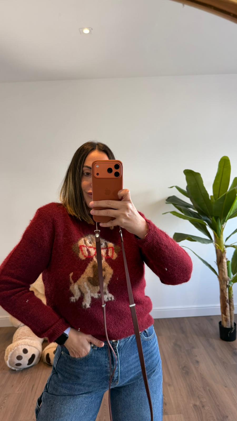 MAGLIONE BASSOTTO BORDEAUX 2597 NEW