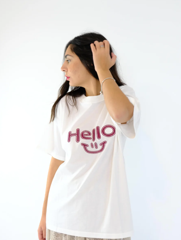 T-SHIRT VICOLO HELLO SMILE