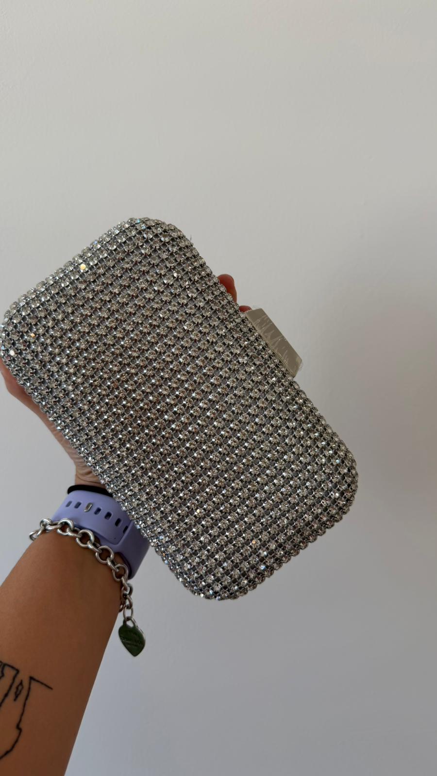 POCHETTE RIGIDA STRASS Z8143 NEW