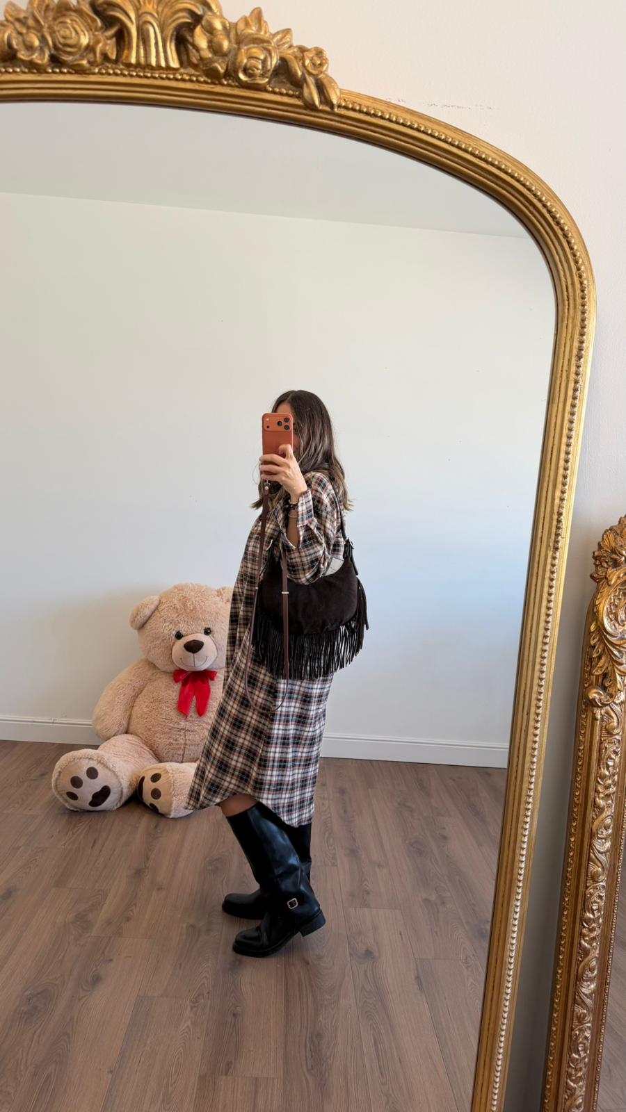 MAXI ABITO A CAMICIA C3179 NEW