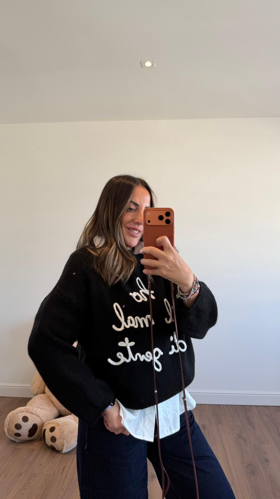 MAGLIONE "HO MAL DI GENTE" 2903 NEW