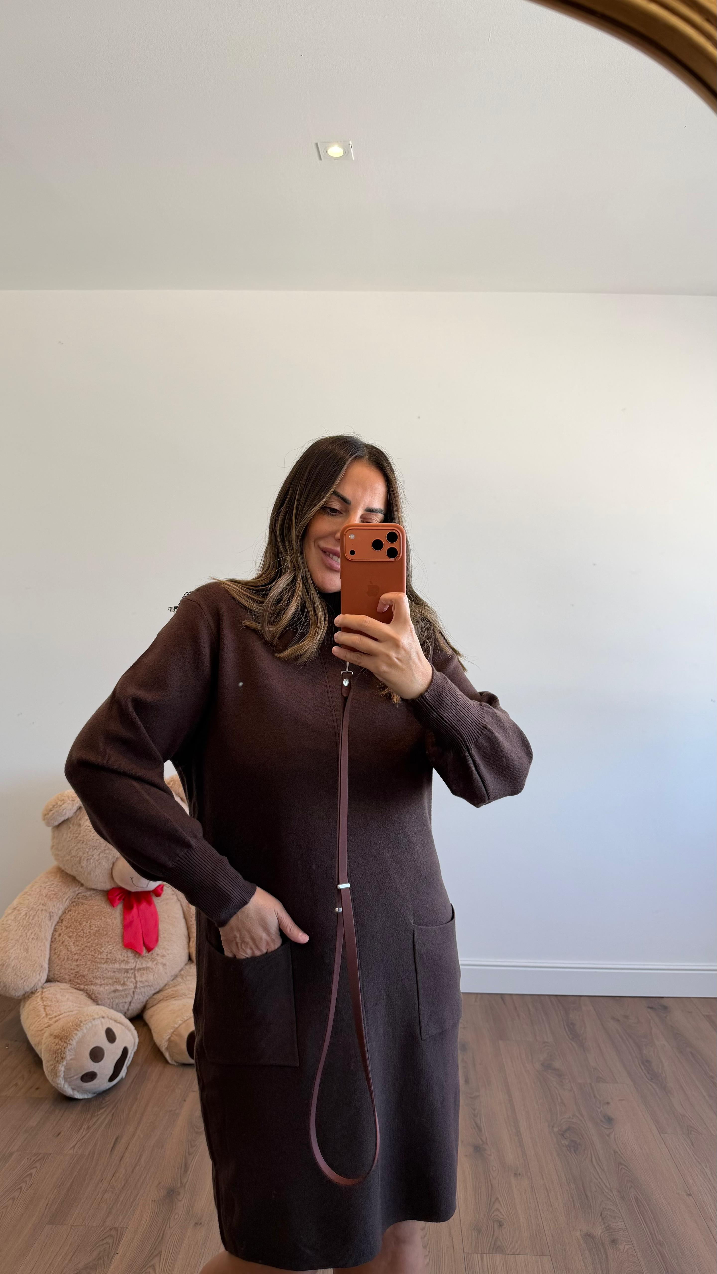 MAXI MAGLIONE CON TASCHE 2146 NEW