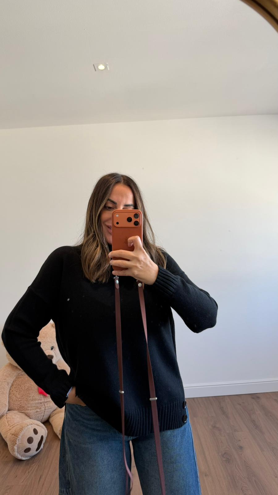 MAGLIONE CON BOTTONI H5336 NEW