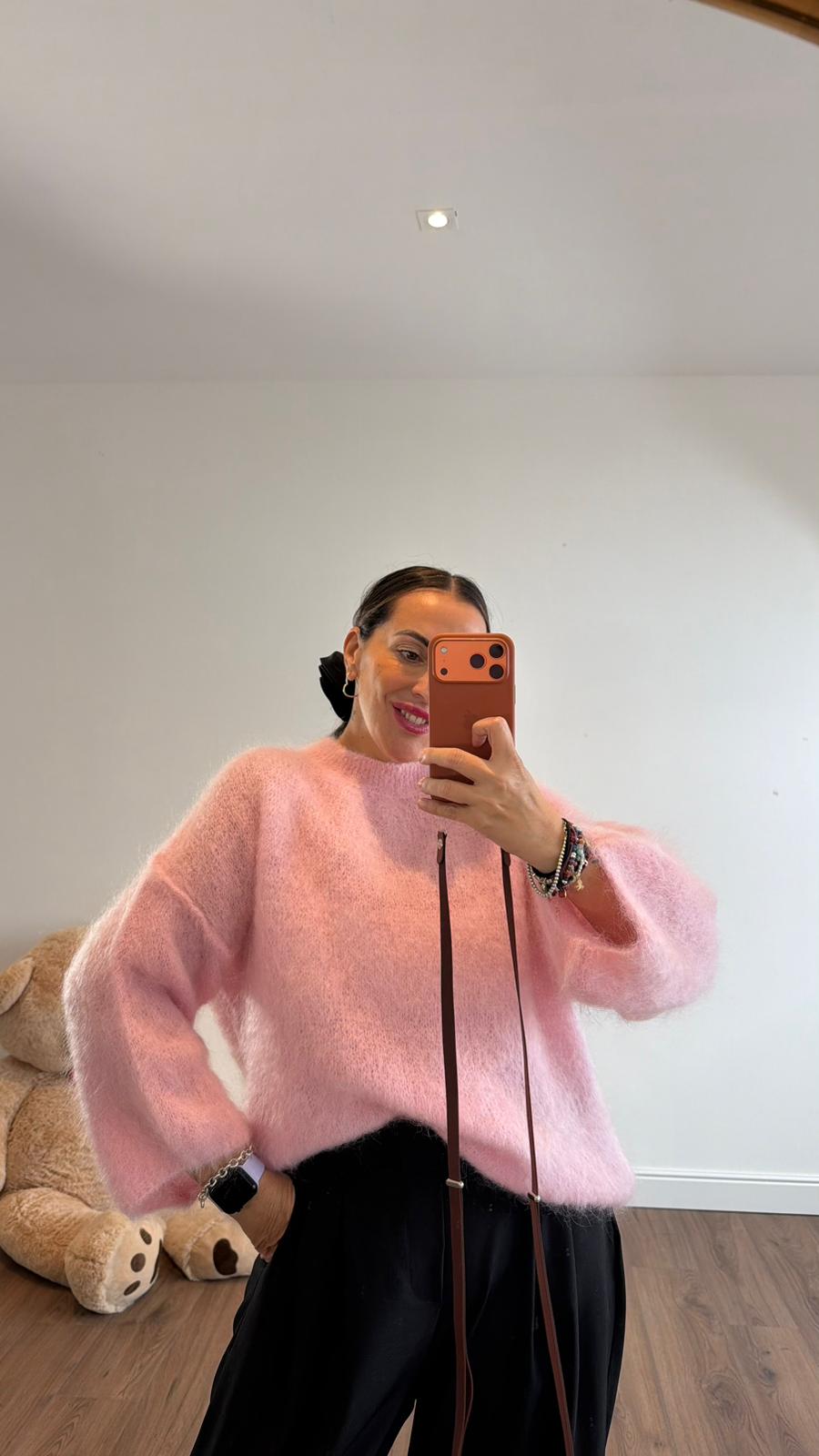 MAGLIONE ROSA 22021 NEW