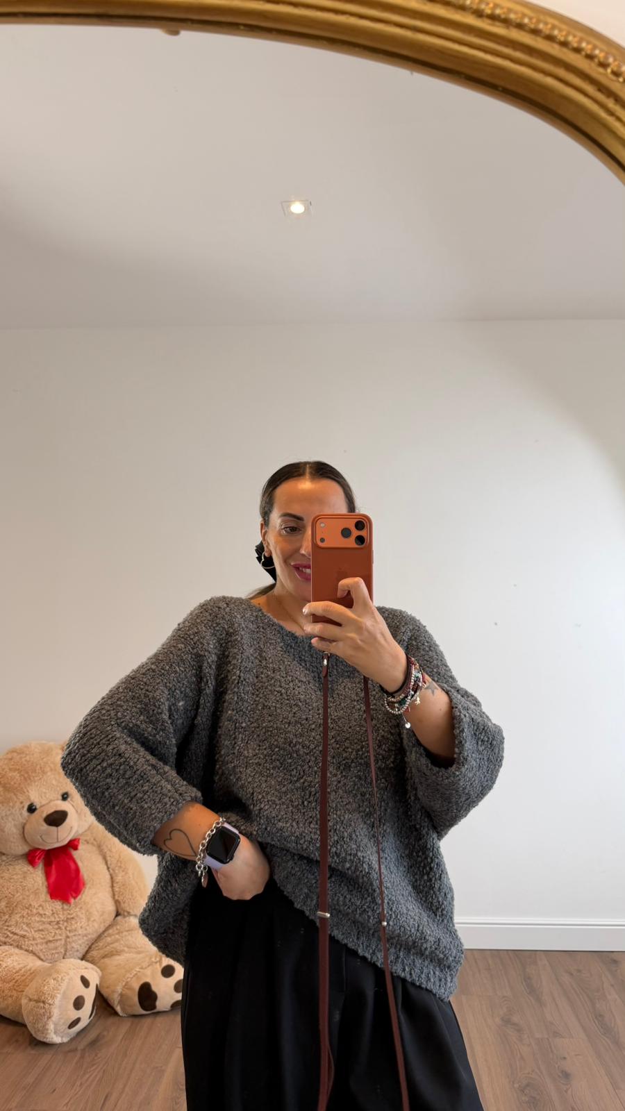 MAGLIONE GRIGIO 27001 NEW