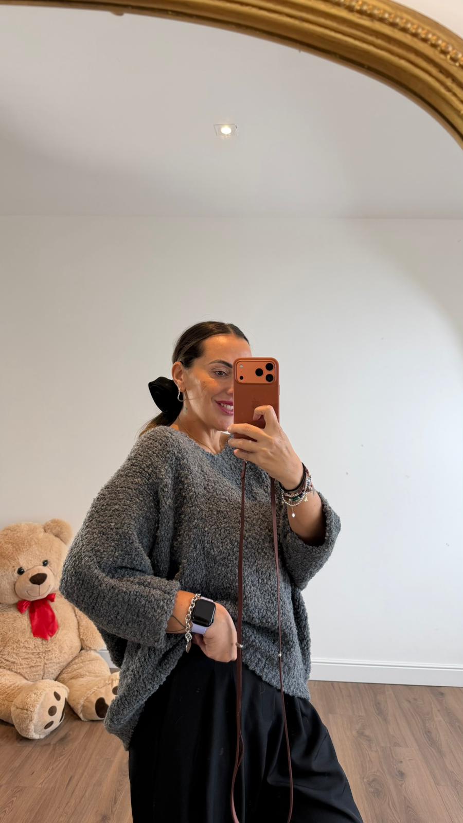 MAGLIONE GRIGIO 27001 NEW