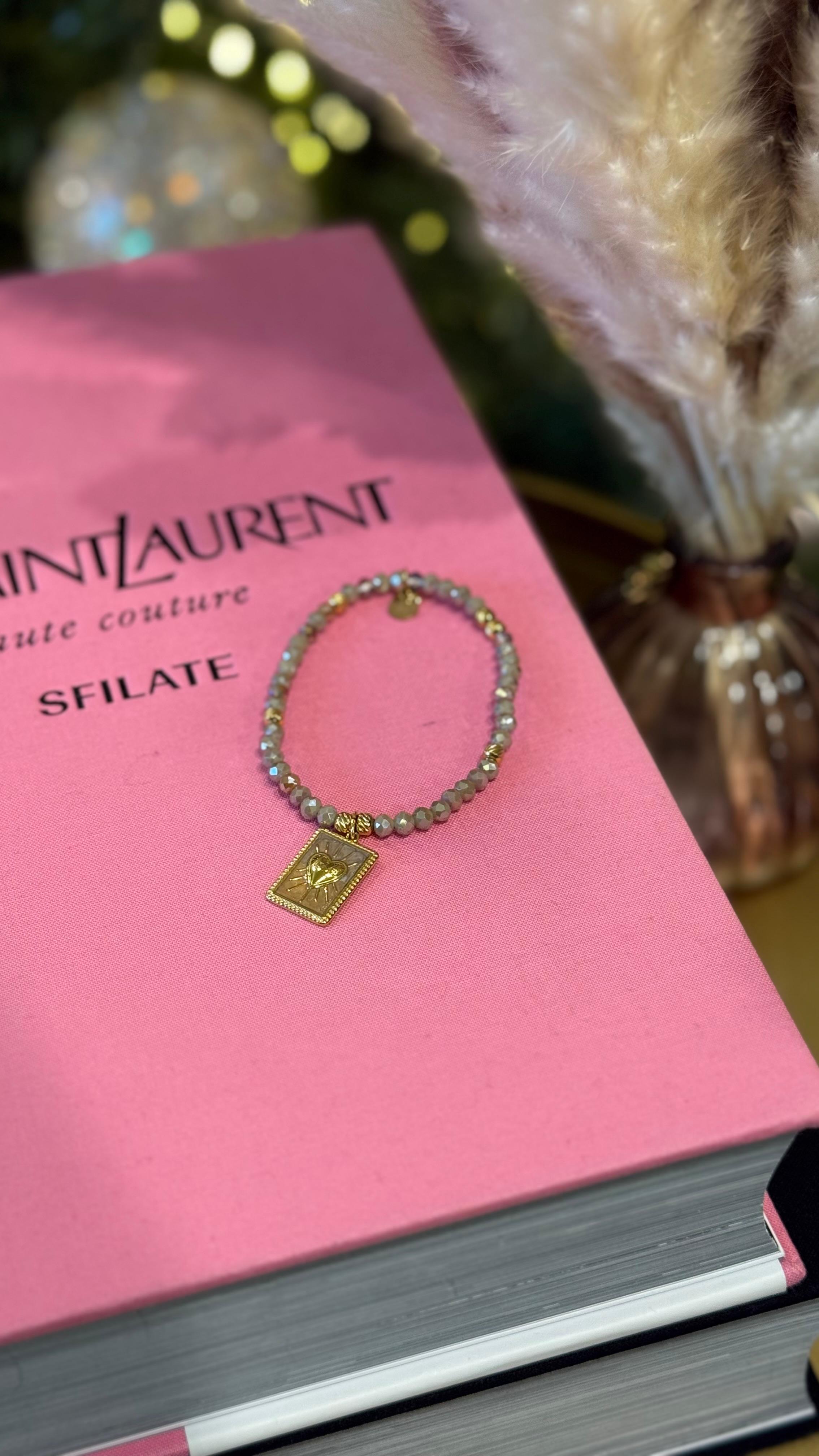 BRACCIALETTO PERLINE BEIGE NEW