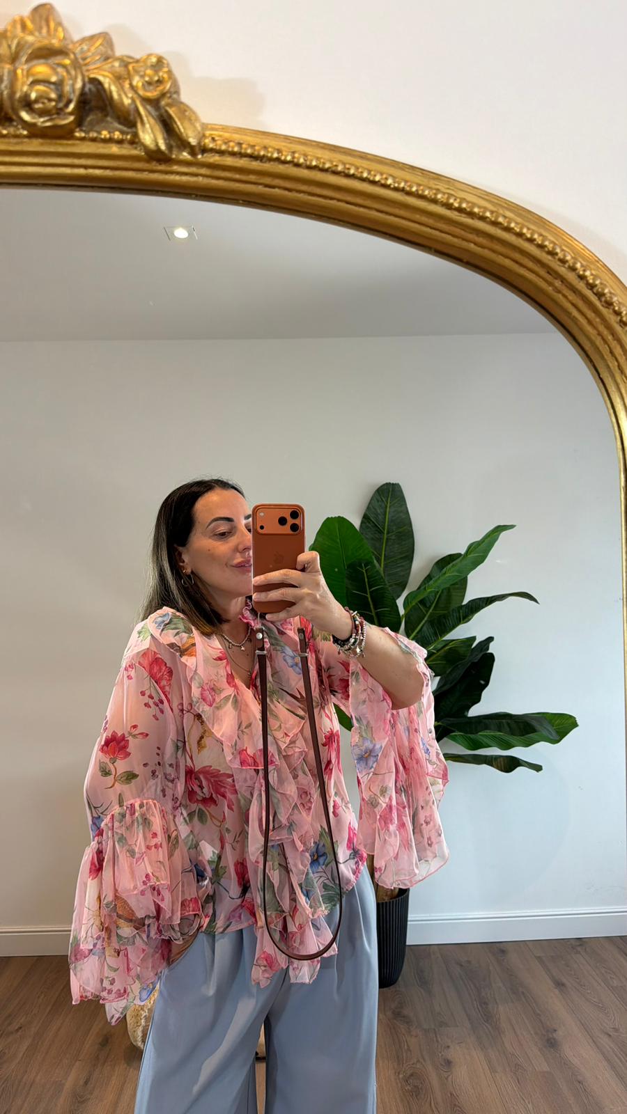 CAMICIA FLOWERS 4525 NEW