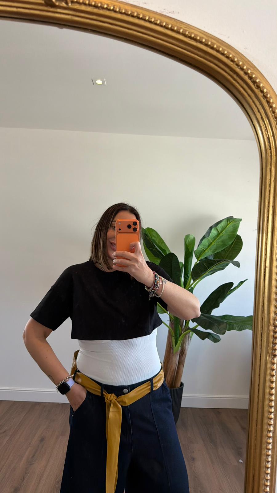 T-SHIRT CROP 0356 NEW