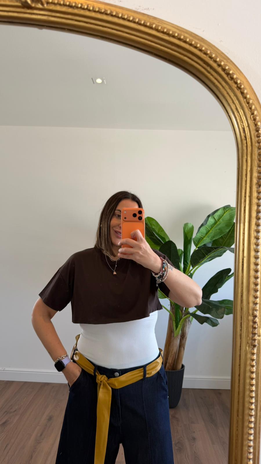 T-SHIRT CROP 0356 NEW