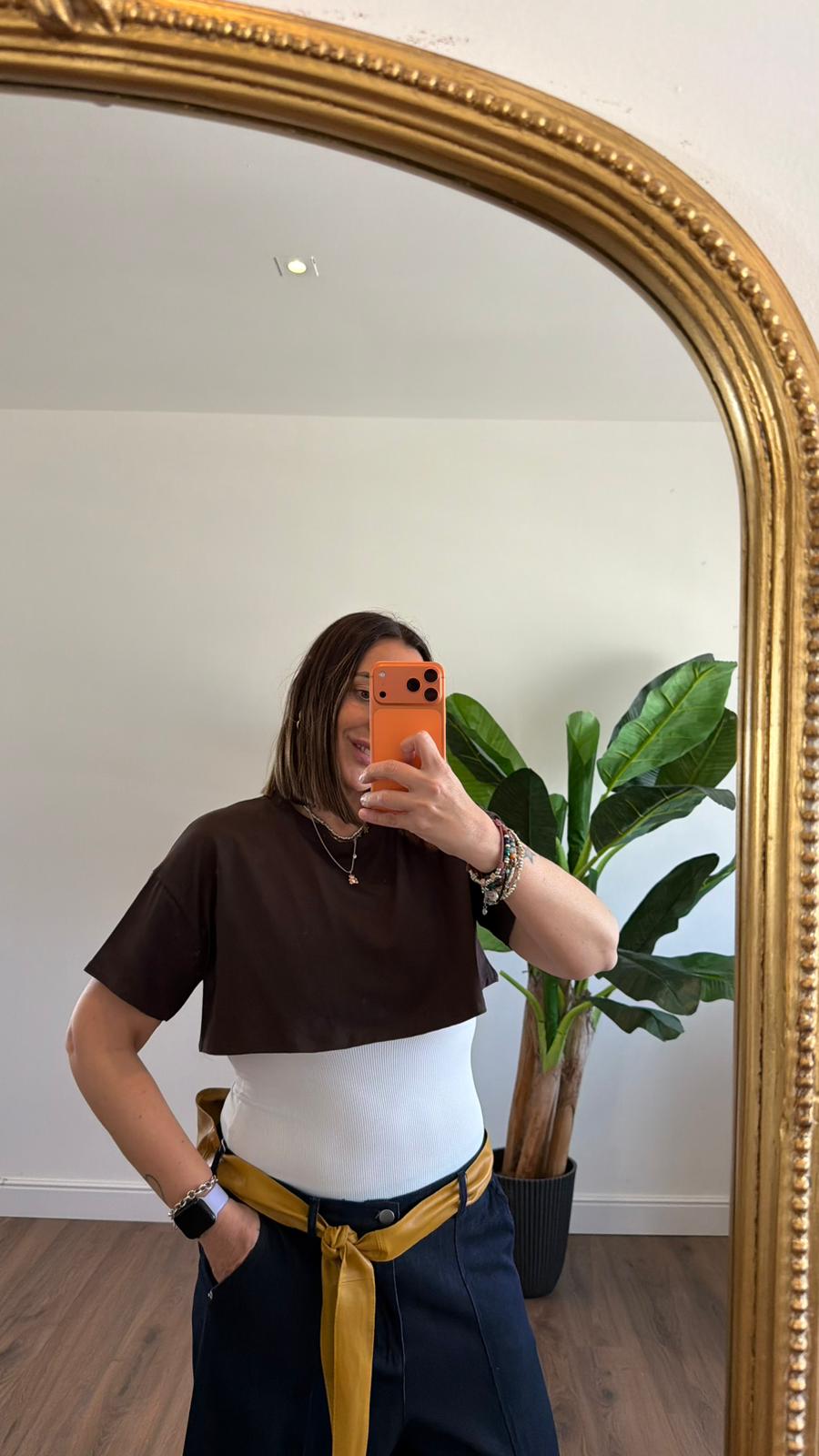 T-SHIRT CROP 0356 NEW