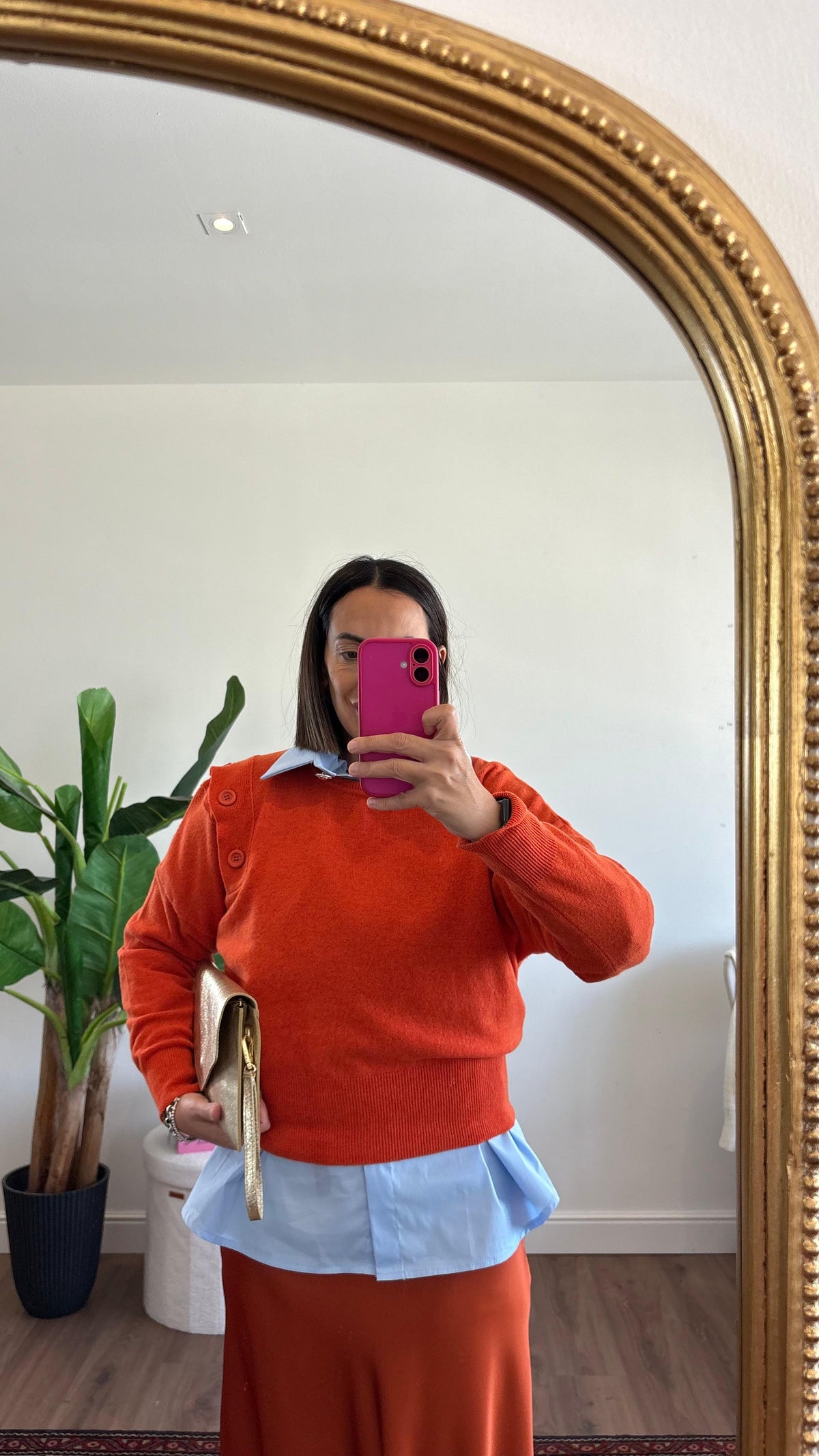 MAGLIONCINO ARANCIO HAVE ONE R061 NEW