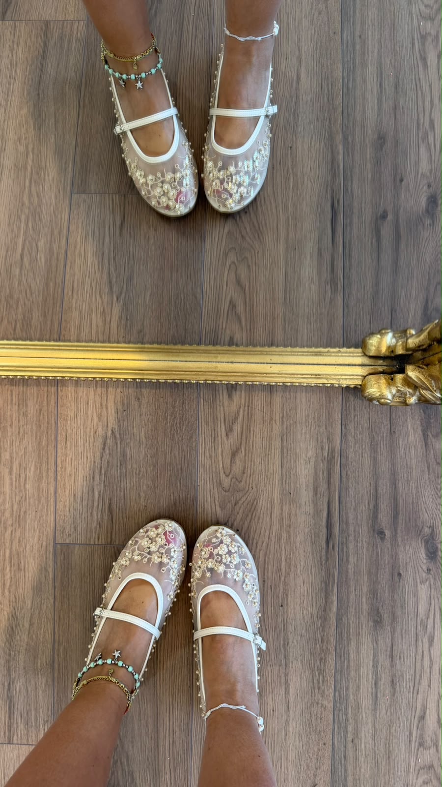 BALLERINA RICAMI BEIGE G536 NEW