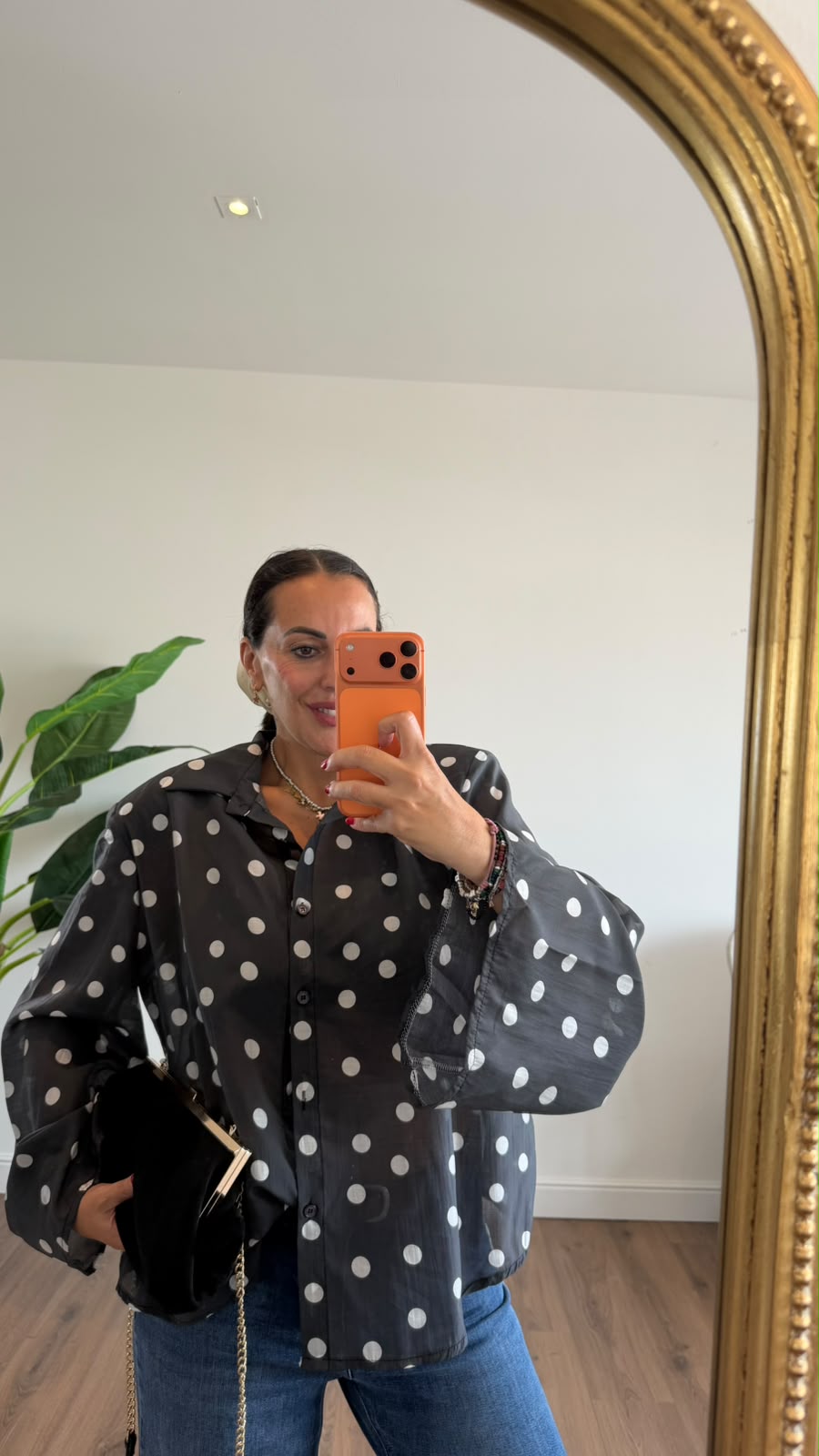 CAMICIA A POIS 0782 NEW